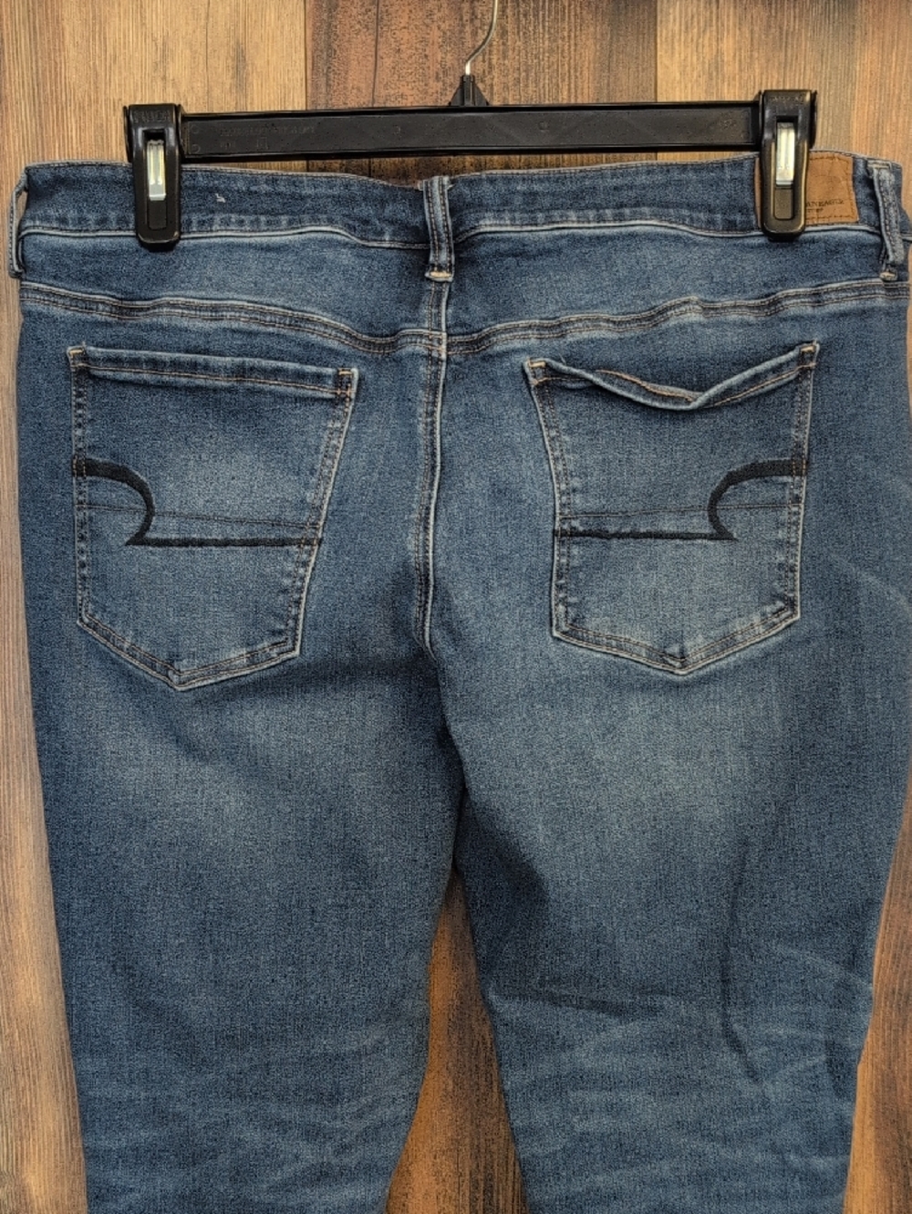 American Eagle Distressed Next Level Stretch Jegging Crop Jeans 20 Short W273 - Picture 6 of 9